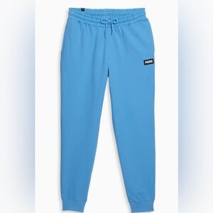 Puma Woven Badge Logo joggers/Sweatpants, in blue, Bonnie bleu. Men’s size XXL